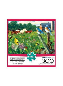 Buffalo Buffalo Games Hautman Brothers Country Meadow 300 Large Piece Jigsaw Puzzle  - Image 1