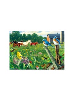 Buffalo Buffalo Games Hautman Brothers Country Meadow 300 Large Piece Jigsaw Puzzle  - Image 2