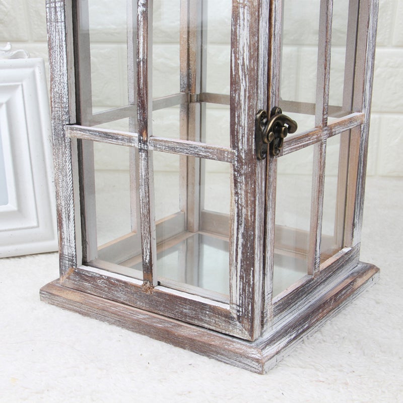 1pc Vintage Wall Hanging Candle Lanterns Iron Candle Holder Home Wedding Decoration - Image 2