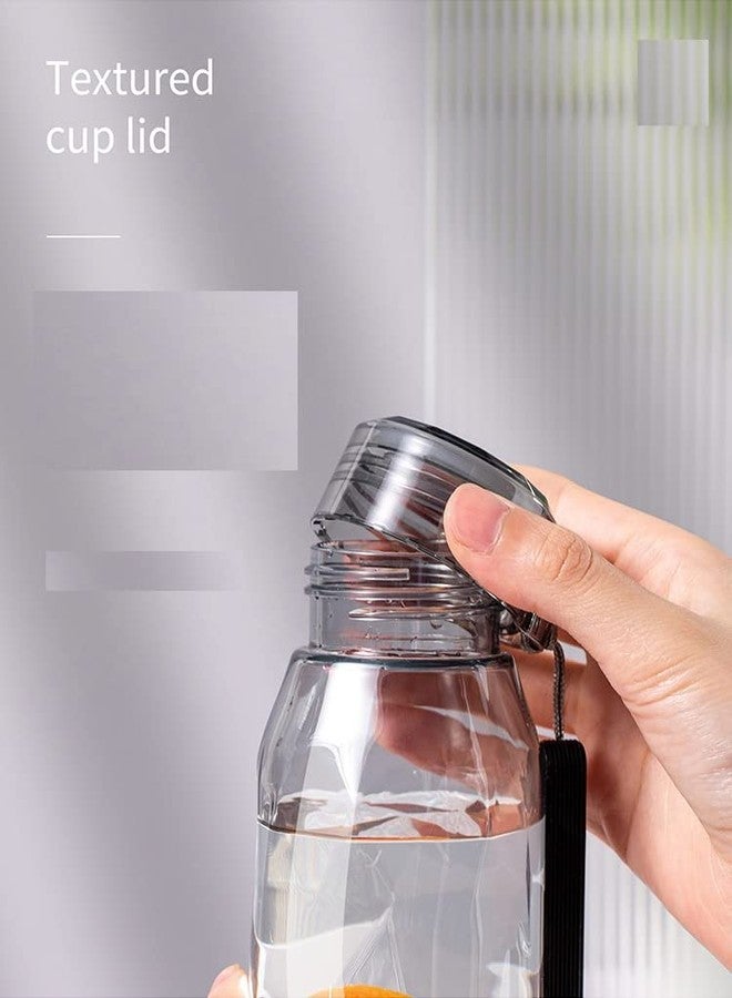 TEMSON Plastic Water Bottle for Home, Office, Gym, Picnic and Travelling – Transparent Stylish Plastic Bottle for Kids, Boys, Girls, Fridge Bottles-570ml (FQ-3045) (Purple) - Image 4