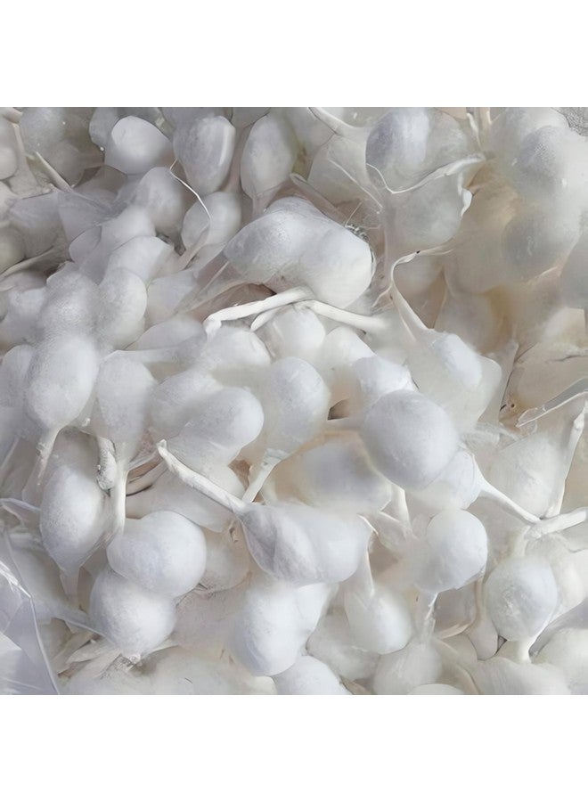 Hashcart Cotton Wicks for Puja - Round Diya Batti for Diwali Diya, Brass Kuber Diya, Clay Diya - Diya Bati for Akhand Jyot 100pcs, White Hashcart® - Image 5