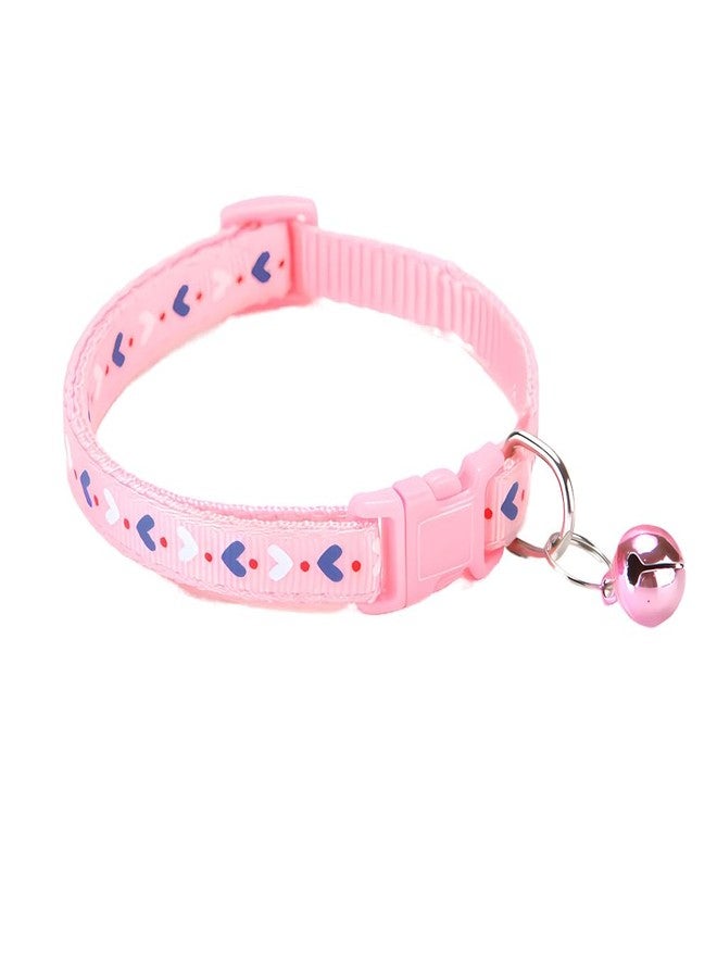 WeimoMonkey 2 Pack Puppy Collar with Bell, Puppy Collar Girl Bell Collar for Cats Adjustable for XXS Xs Small Pet Dogs Animal Litter Tiny Kitten Female, Pink + Purple - Image 5