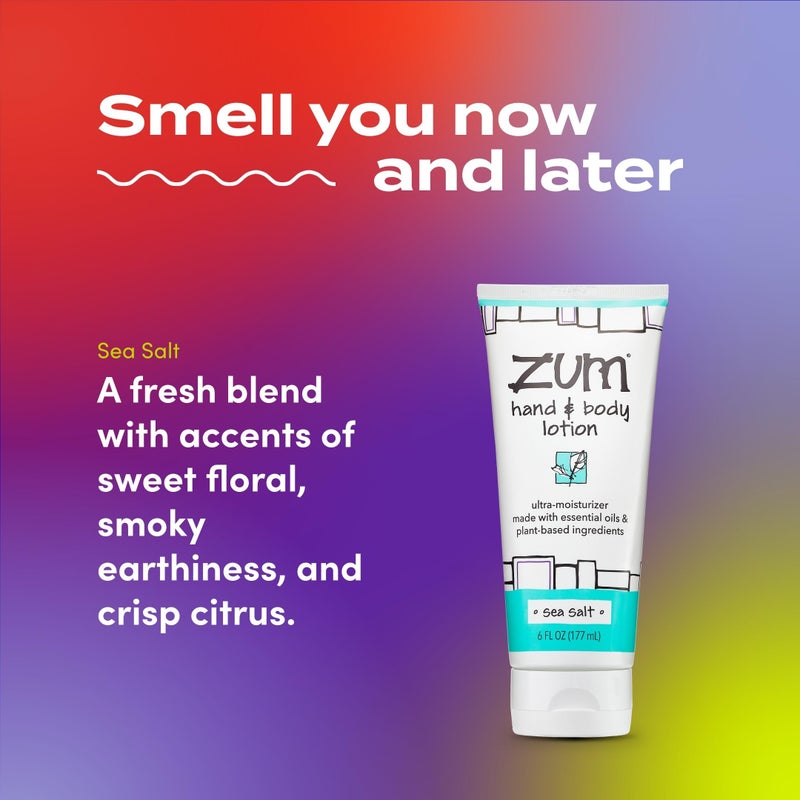 Zum Hand and Body Lotion - Sea Salt - 6 fl oz - Image 3
