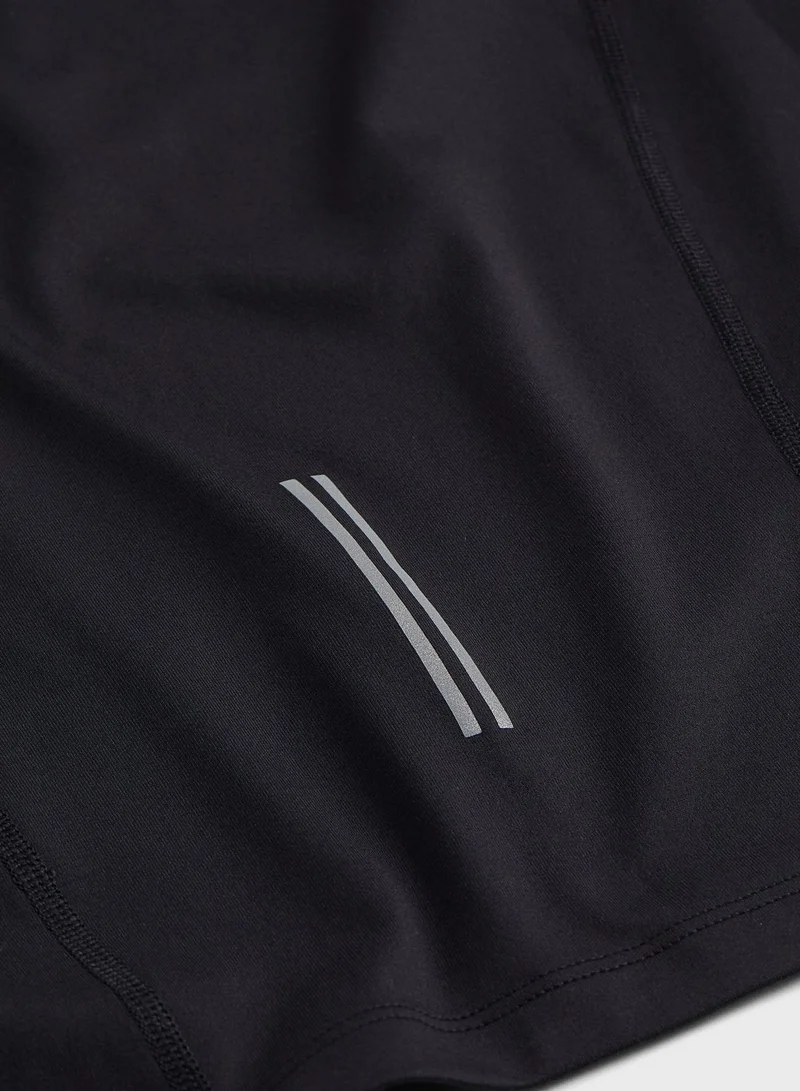 H&M Zip Neck Pocket Detail Top