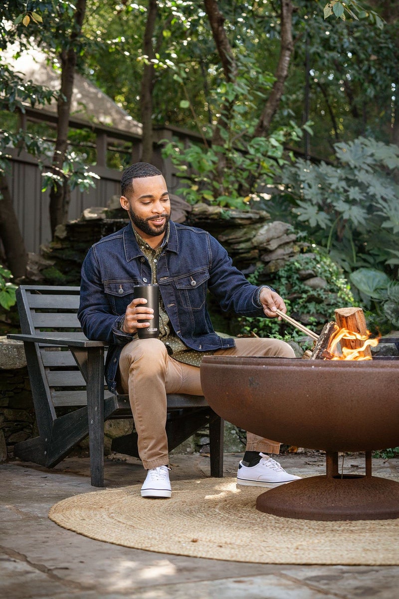 كاميلباك Camelbak Horizon 12oz Tumbler - معزول من الفولاذ المقاوم للصدأ - غطاء ثلاثي الوضع - أسود - Image 2