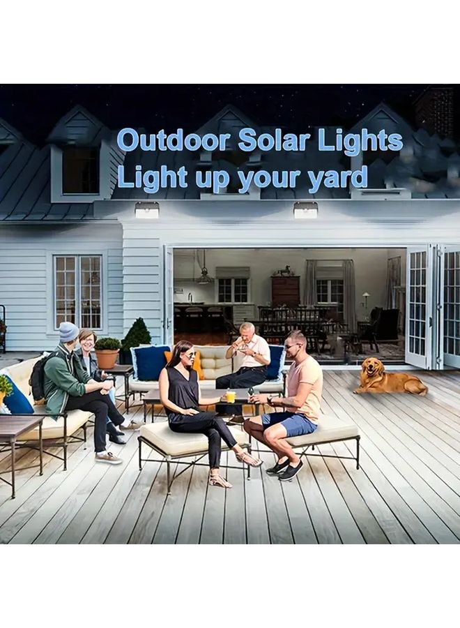Outdoor Solar Light 104 LED 3 Modes Motion Sensor IP65 2pcs for Garden Garage Street Path - Image 2