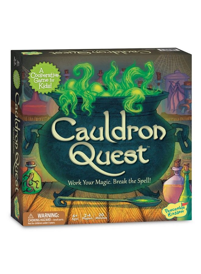Peaceable Kingdom Cauldron Quest Cooperative Potions And Spells Game For Kids - Image 2