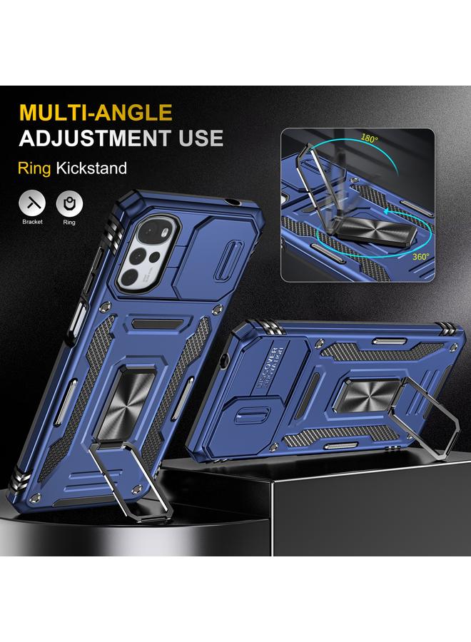 اس-توب جراب لهاتف Motorola Moto G22 Armor PC + TPU Camera Shield - Image 4