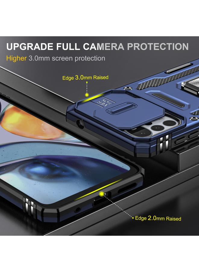 اس-توب جراب لهاتف Motorola Moto G22 Armor PC + TPU Camera Shield - Image 3
