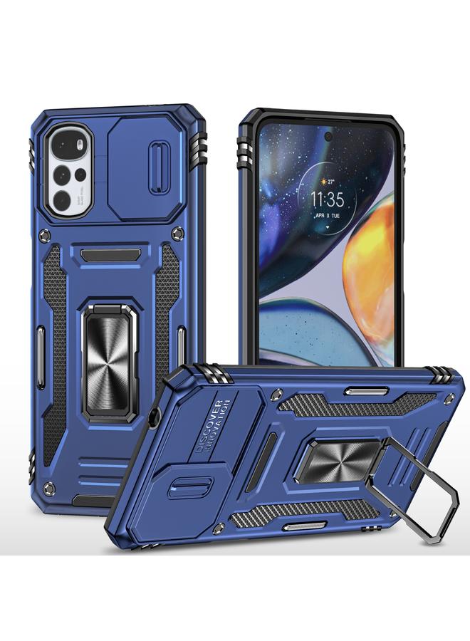 اس-توب جراب لهاتف Motorola Moto G22 Armor PC + TPU Camera Shield - Image 1