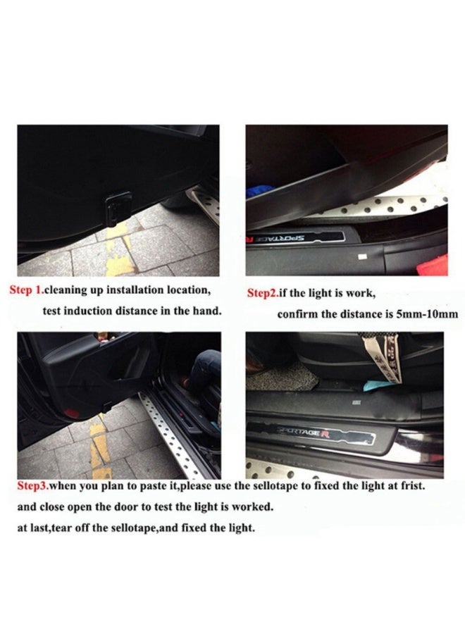 Y&D 2-Piece LED Car Door Logo Projector Shadow Light Set for Honda Most Models | Fade-Resistant Night Welcome Step Courtesy Lamp, Plug and Play Easy Installation, Car Modification Decoration for Daily Commute & Holiday Ambience - Image 5