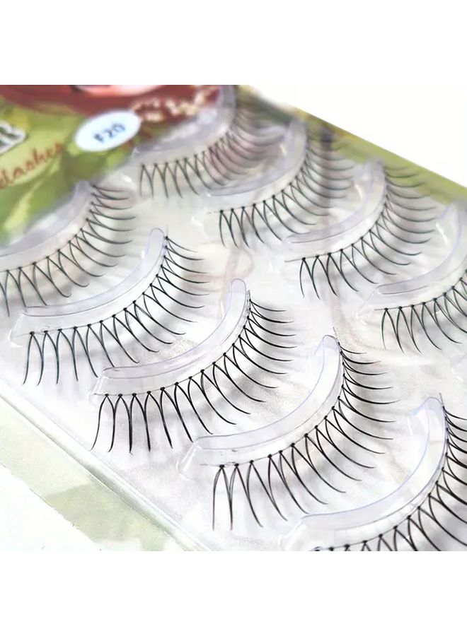 F20 Model U Shaped False Eyelashes Natural Transparent Korean Makeup Style - Image 2