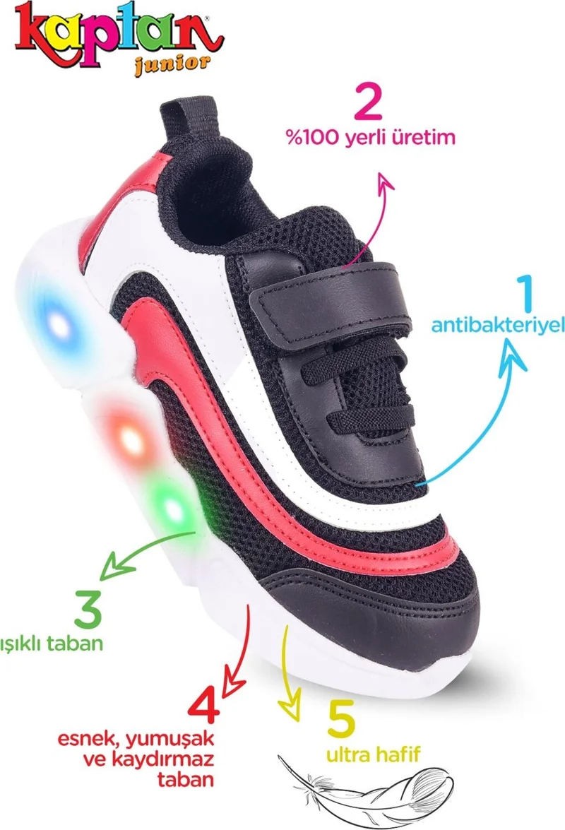 كابتن جونيور Boy Lighted Sports Shoes Pccme 500