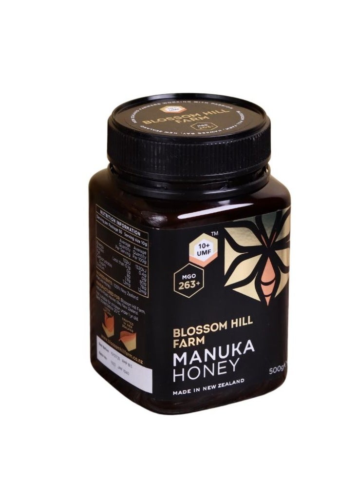 Manuka Honey MANUKA HONEY 500g- BLOSSOM HILL FARM - MGO +263  - Image 3