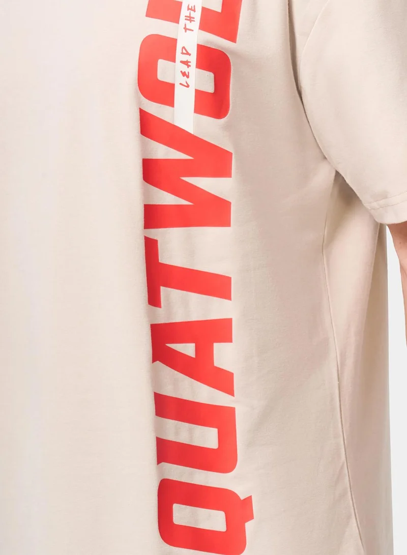 سكوات وولف Core Oversize Graphic T-Shirt