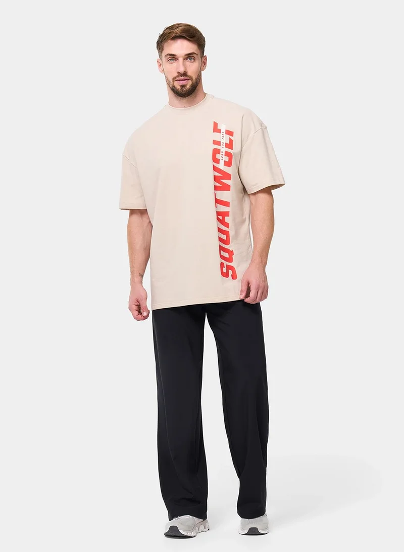 سكوات وولف Core Oversize Graphic T-Shirt