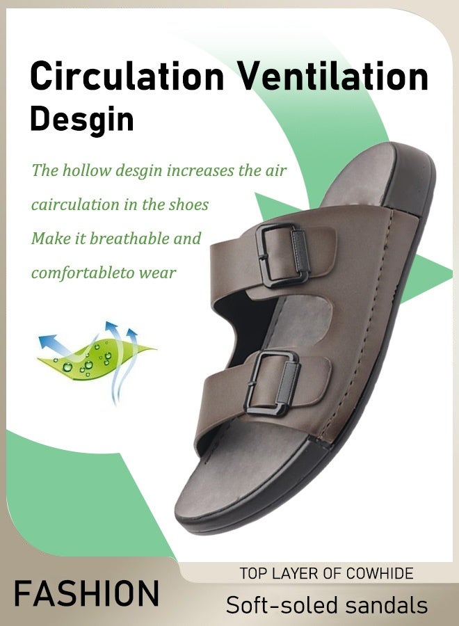 【10 years of wear】First layer of leather soft sole sandals  - Image 5