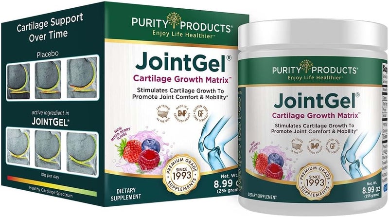Purity Products JointGel Formula Collagen Peptides  MSM  Supports Joint Flexibility  Fortify Joint Cartilage  Berry Powder  30 Day Supply - Image 1