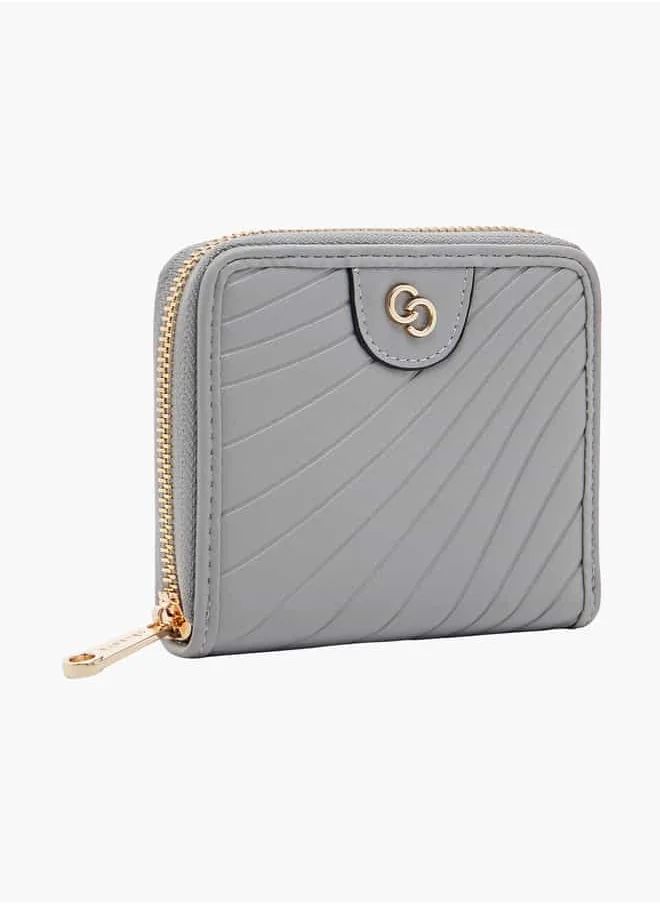 سيليست Women Textured Zip-Around Wallet