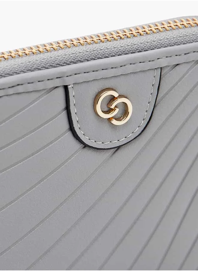 سيليست Women Textured Zip-Around Wallet