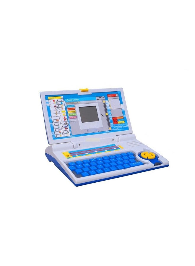 LONGMIRE Kids Laptop - Educational Learning Toy - Learn Alphabet, Words, Math, Music & Play Games 3+ Years Old Blue - Image 2