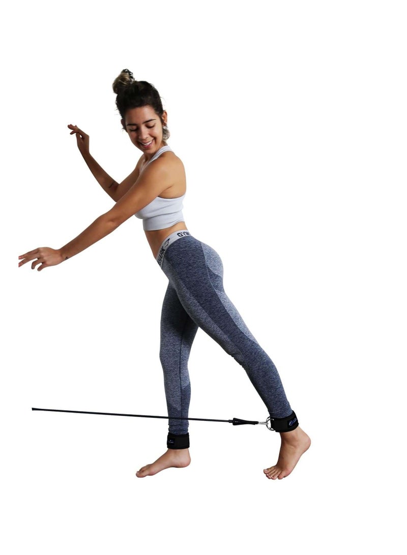 Flexi Muscles - Ankle Straps for Cable Machines. Our Comfortable Adjustable Padded Ankle Workout Straps with Double D-Ring, Ideal for Glutes Exercises, Leg Workout and Kickbacks - Image 2