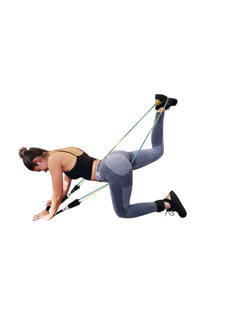 Flexi Muscles - Ankle Straps for Cable Machines. Our Comfortable Adjustable Padded Ankle Workout Straps with Double D-Ring, Ideal for Glutes Exercises, Leg Workout and Kickbacks - Image 5