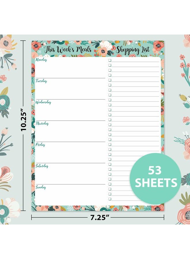Coboll Weekly Meal Planner - Grocery List Magnetic Notepads 7" x 9" Meal Planning Pad with Tear Off Shopping List for Convenient Shopping - Notepad with Magnet for Refrigerator or Desk - Image 4