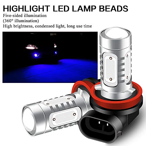 KaiDengZhe 2pcs SUPER Bright Blue H11/H8 LED Bulbs for Fog Lights 7.5W COB Fog Lamp Driving DRL Lights 12V - Image 3