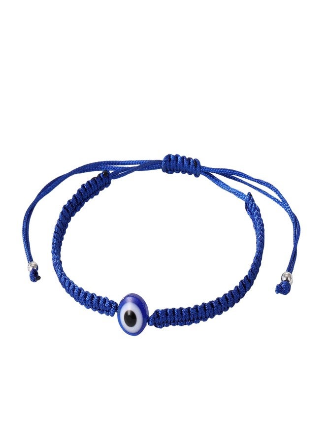 SBI Jewelry Lucky Evil Eye Bracelet for Women Valentines Day Family Turtle Hamsa Hand Elephant Charm Gift Stretched Wrap Birthday Anniversary (Blue) - Image 1