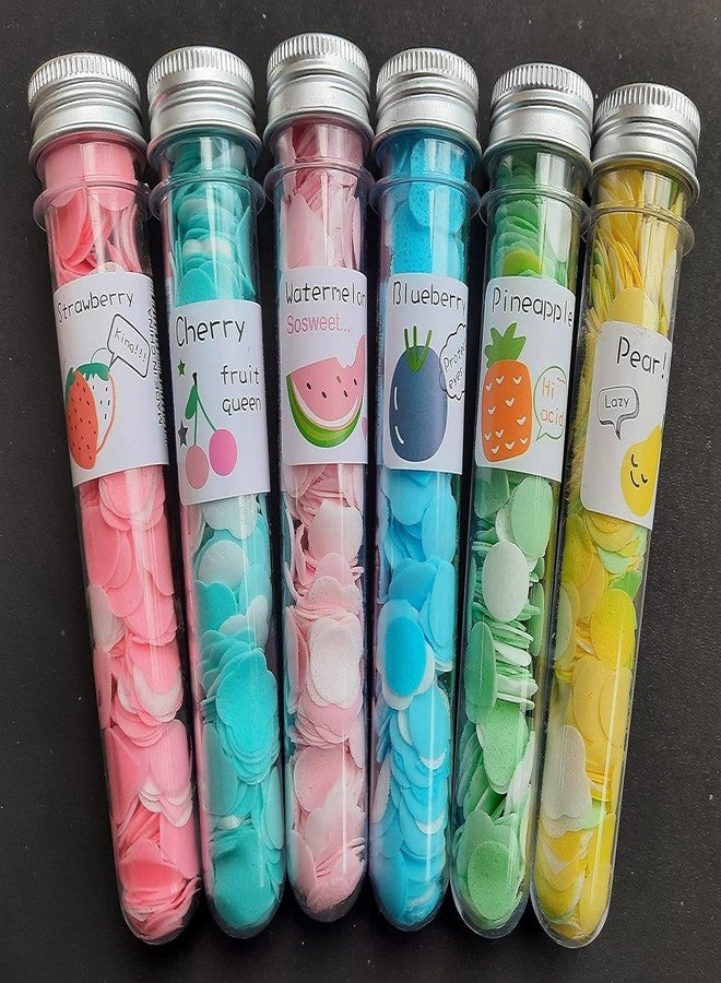 MANTHUMI Mini Paper Soap | Disposable Mini Soap Paper | Scented Soap Bath Flakes | Portable Flower Tube Petals | Tube Shape Bottle Paper Soap For Travelling pack of 2 - Image 3