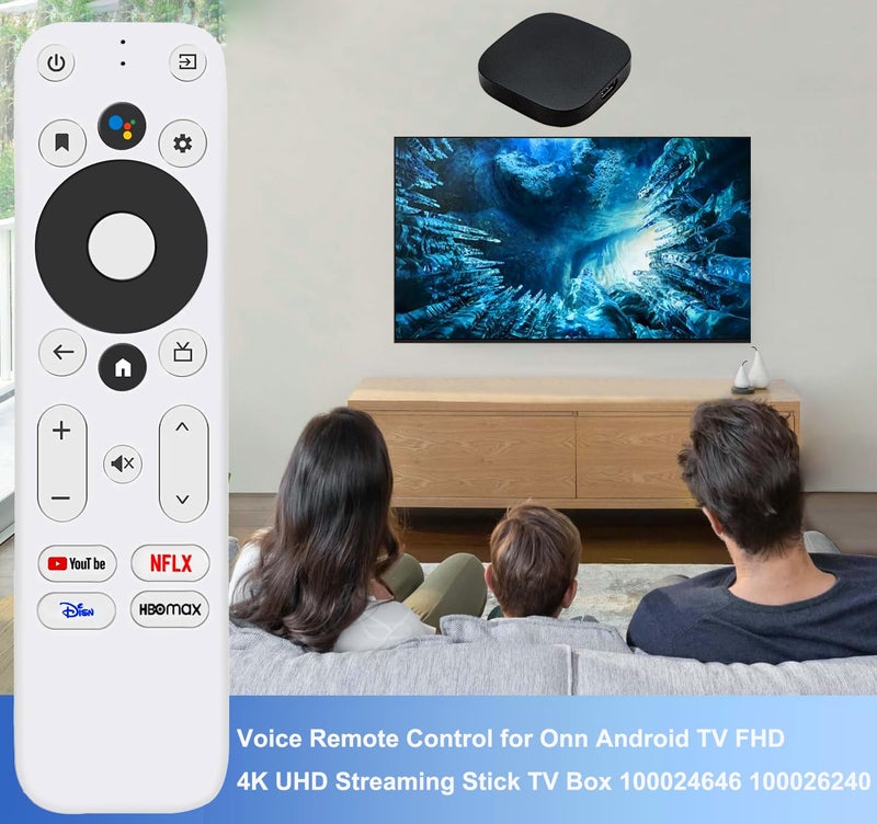 Griscen Replacement Voice Remote Control for Onn TV FHD 4K UHD Streaming Stick TV Box 100026240 100024646, with Voice Function - Image 5