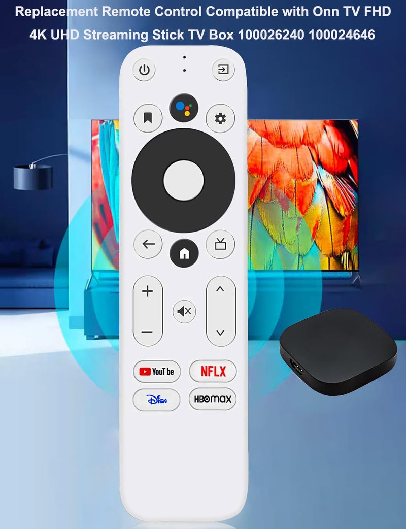 Griscen Replacement Voice Remote Control for Onn TV FHD 4K UHD Streaming Stick TV Box 100026240 100024646, with Voice Function - Image 2