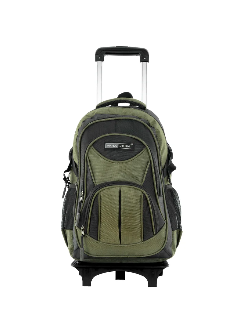 بارا جون 2 Wheel Trolley backpack 18 inches Green