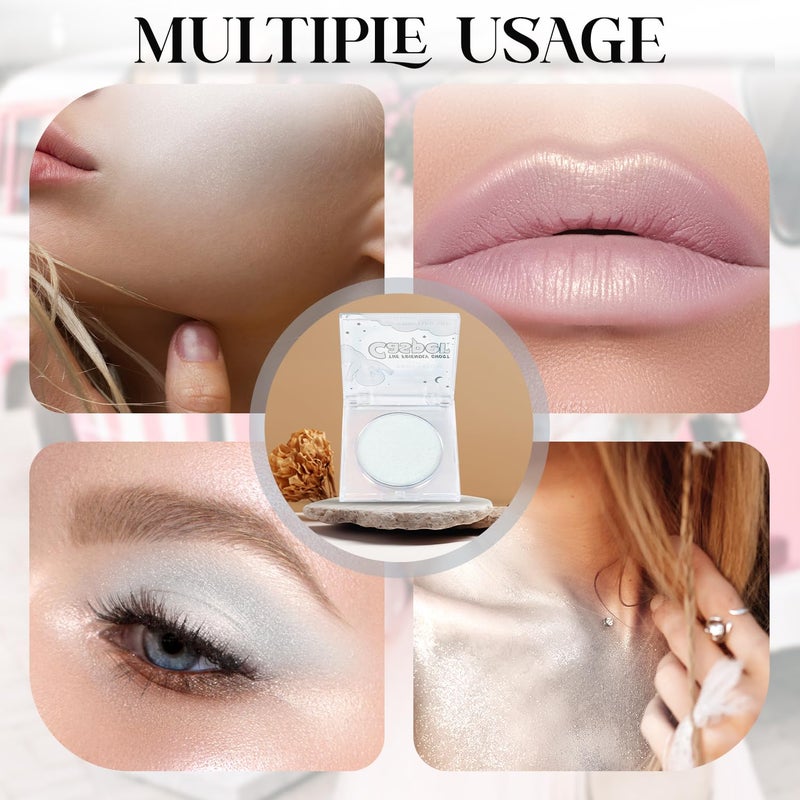 Profusion Cosmetics Casper The Friendly Ghost Holographic Highlighter, Essential for Long-Wearing and Supernatural Glow, Effortlessly Blends to Perfection and Resulting in a Dreamy Skin Finish - Image 3