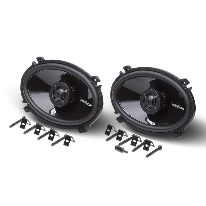 Rockford Fosgate P1462 Punch 4"x 6" 2-Way Coaxial Full Range Speakers - Black (Pair) - Image 4