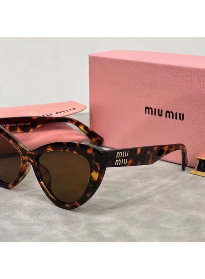 Miu Miu Italian Designer Luxury Retro Style Polarized Cycling Sunglasses For Ladies - Image 1
