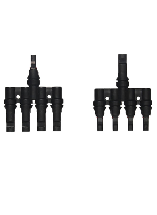 Generic Pair Of MMF And FFM Solar Panel Branch Connector Black  - Image 2
