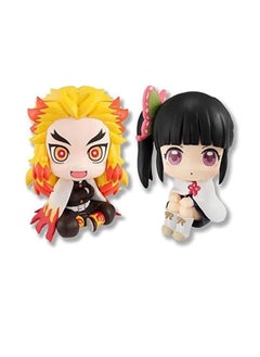 General 6Pcs Demon Slayer Figure Tanjiro Nezuko Figure Stuff Toys, PVC 3.7in Model Toys Doll Game Figure Anime Fan Collection  - Image 4