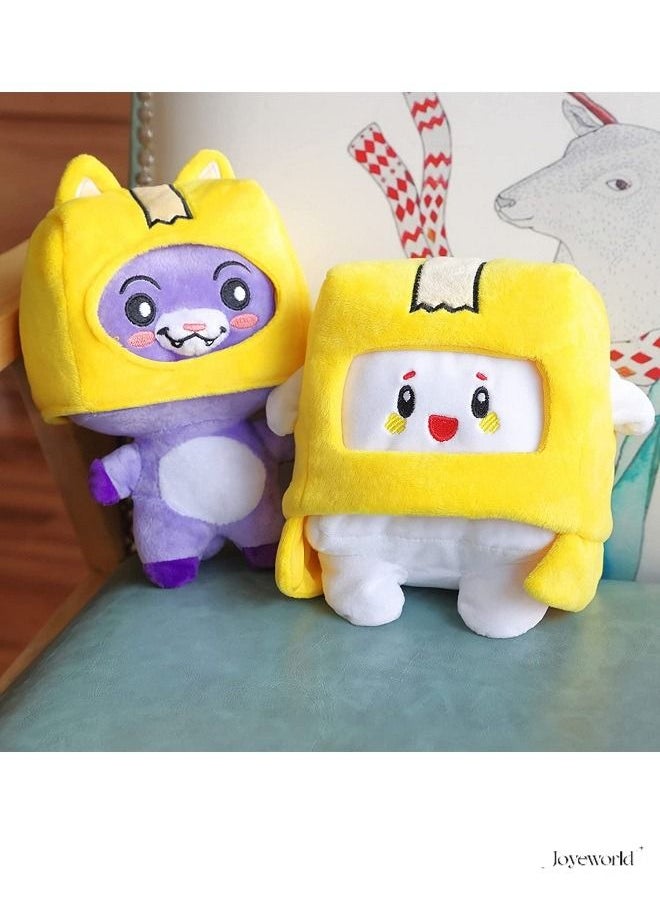 Joyeworld - 2pcs Lankybox Boxy and Foxy Plush Toys - Image 1