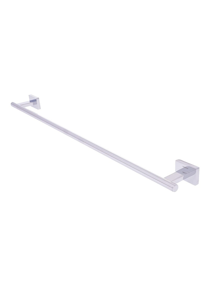 HESANIT Premium 6-Piece Bathroom Accessory Set, Chrome – Wall-Mounted Towel Bar, Towel Ring, Toilet Paper Holder with Cover, Soap Dish & Tumbler Holders, Robe Hook - Image 2