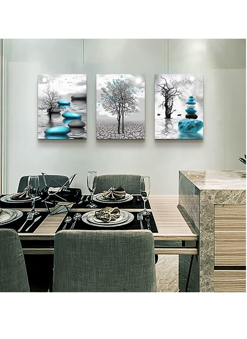 Decorior Billboard, 3 pieces, 90 cm x 42.5 cm, 30 mm thick, with high-quality digital printing - UV layer to protect against scratches and color protection  - Image 2