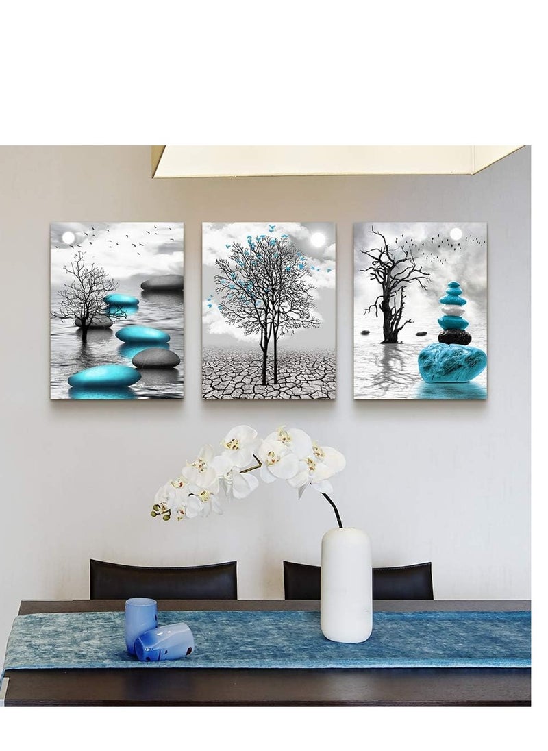 Decorior Billboard, 3 pieces, 90 cm x 42.5 cm, 30 mm thick, with high-quality digital printing - UV layer to protect against scratches and color protection  - Image 3