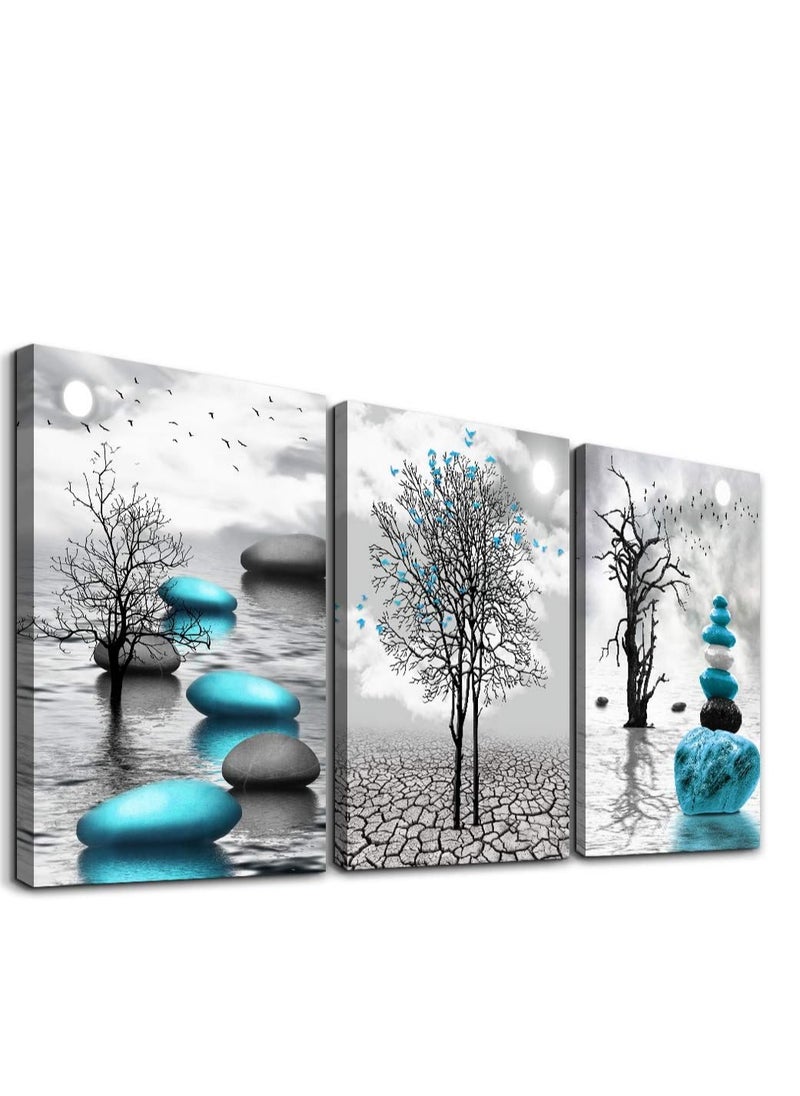 Decorior Billboard, 3 pieces, 90 cm x 42.5 cm, 30 mm thick, with high-quality digital printing - UV layer to protect against scratches and color protection  - Image 1