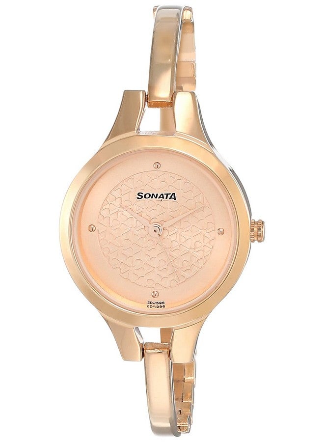 Sonata Blush It Up Analog Rose Gold Dial Women's Watch-NN8151WM05/NP8151WM05 - Image 1