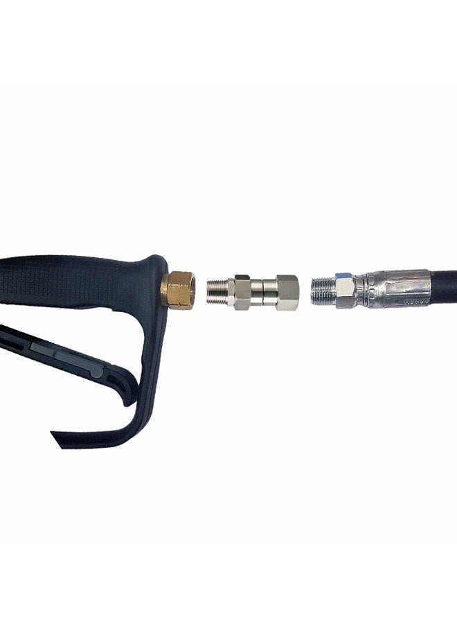M MINGLE Pressure Washer Swivel, 3/8 Inch NPT Male Thread Fitting, Stainless Steel, 4500 PSI - Image 4