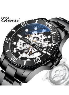 Chenxi Watches for Men Stainless Steel Luxury Luminous Water Resistant Automatic Mechanical Wristwatch 8805BBK  - Image 2