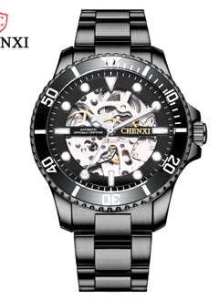 Chenxi Watches for Men Stainless Steel Luxury Luminous Water Resistant Automatic Mechanical Wristwatch 8805BBK  - Image 1