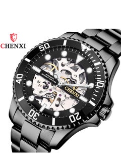 Chenxi Watches for Men Stainless Steel Luxury Luminous Water Resistant Automatic Mechanical Wristwatch 8805BBK  - Image 4