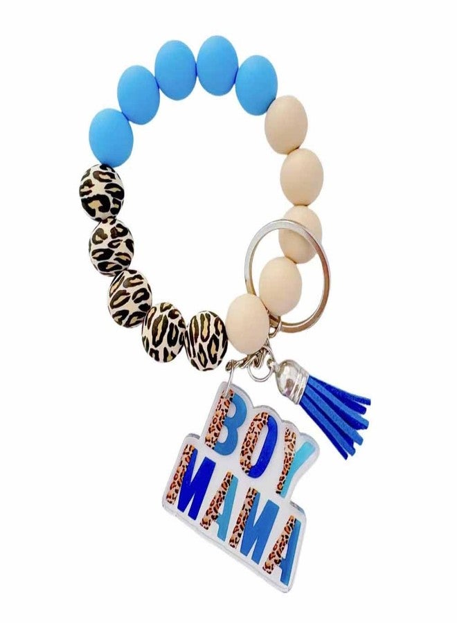 Lemua Boy Mom Keychain Wristlet Boy Mom Gifts for Women Mama Birthday New Mama Gifts - Image 1